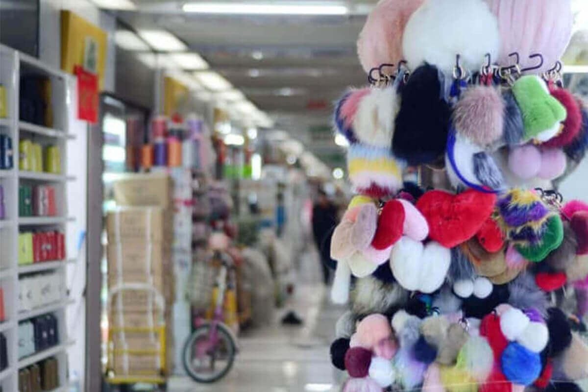 accessories area in yiwu market