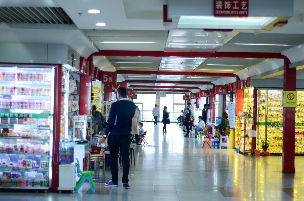 Decors area in District 1 of Yiwu Market