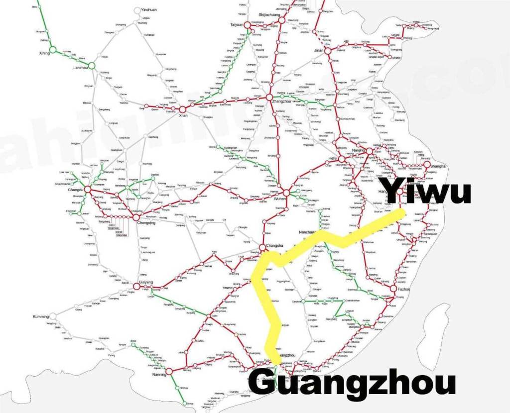 From Guangzhou to Yiwu